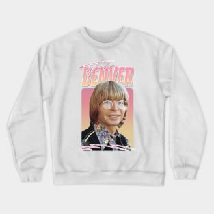 John Denver -  Retro Style Fan Artwork Crewneck Sweatshirt